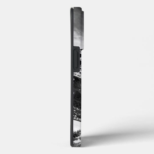 Zwarte & Witte Eiffeltoren Parijs Europa Case-Mate iPhone Case (Achterkant / Rechts)