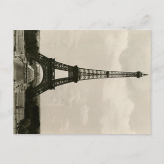 zwarte & witte Eiffeltower Briefkaart