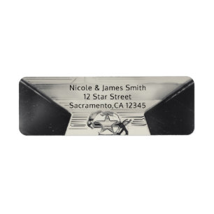 Zwarte & Witte Huldiging aan Oude Hollywood Etiket