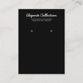 Zwarte witte kalligrafie visitekaartje