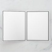 Zwarte witte  kerstman die naar de schoorsteen gaa kaart (Binnen)