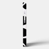 Zwarte witte Koe Spots Case-Mate iPhone Case (Achterkant / Links)