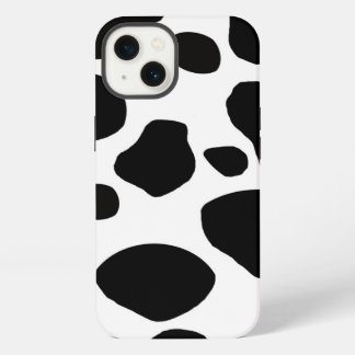 Zwarte witte Koe Spots iPhone 13 Hoesje