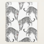 Zwarte witte luipaard planner (Voorkant)