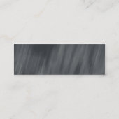 zwarte witte regenval met skinny - profielkaarten mini visitekaartje (Achterkant)
