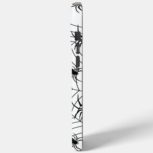 Zwarte Witte spinnen spinnenweb Halloween patroon Case-Mate iPhone Case (Achterkant / Links)