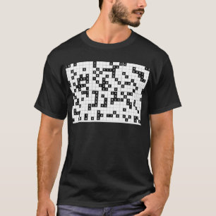 zwarte witte sudoku t-shirt