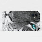 Zwarte witte tijger Case-Mate iPhone case (Achterkant (horizontaal))