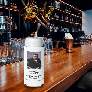 Zwarte witte verjaardagsfoto man mythe legende