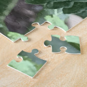 Zwarte witte vlinder legpuzzel (Zijkant)