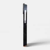 Zwarte wolf Case-Mate iPhone case (Achterkant / Links)