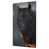 Zwarte wolf klembord (Links)