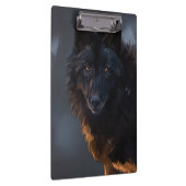Zwarte wolf klembord (Rechts)
