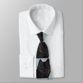 Zwarte Wolf Stropdas (Gebonden)