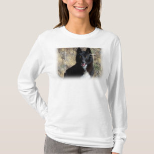 Zwarte wolfhoes, T-Shirt, dames T-shirt