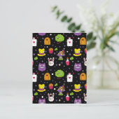 zwarte Wonderland Briefkaart (Staand voorkant)