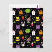 zwarte Wonderland Briefkaart (Voorkant / Achterkant)