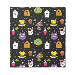 zwarte Wonderland Notitieblok