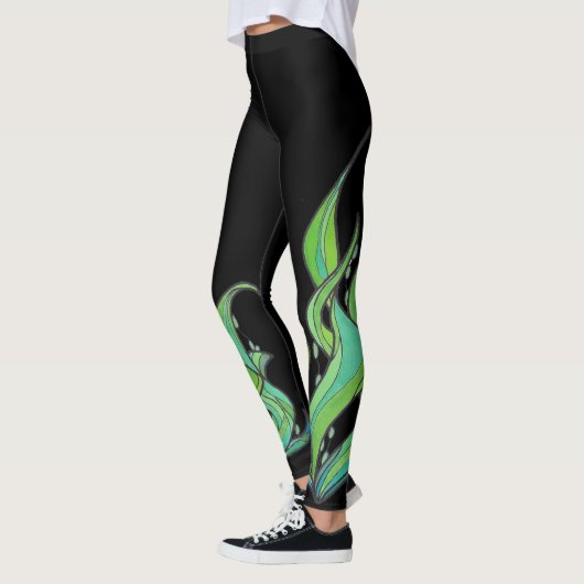 Zwarte Wreckleaf-Leggings Leggings (Links)