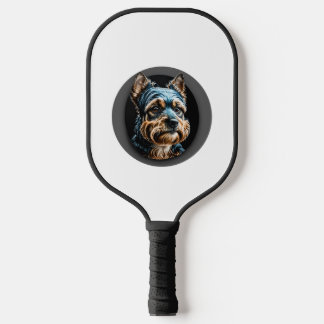 zwarte Yorkshire terriër Pickleball Paddle