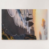 Zwarte zandbak legpuzzel (Horizontaal)