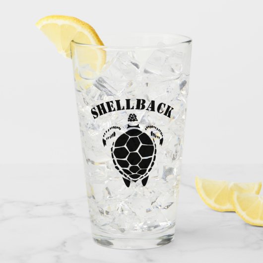 Zwarte Zee Tortoise Shellback Glas (Voorkant ijs)