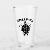 Zwarte Zee Tortoise Shellback Glas (Voorkant)