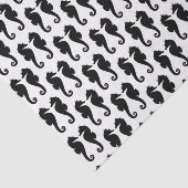 Zwarte Zeeen op wit Tissuepapier (Detail)