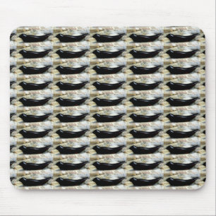 zwarte zeehond mousepad muismat
