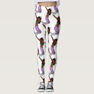zwarte zeemeermin leggings