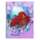 Zwarte Zeemeermin Notitieboek (Voorkant)