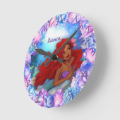 Zwarte Zeemeermin Ronde Klok (Hoek)