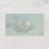 Zwarte zeeplap visitekaartje (Achterkant)