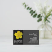 Zwarte zijband ventilator - Buttercup Visitekaartje (Staand voorkant)