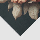 Zwarte zijde Staafpapier Mousseline Tissuepapier (Detail)