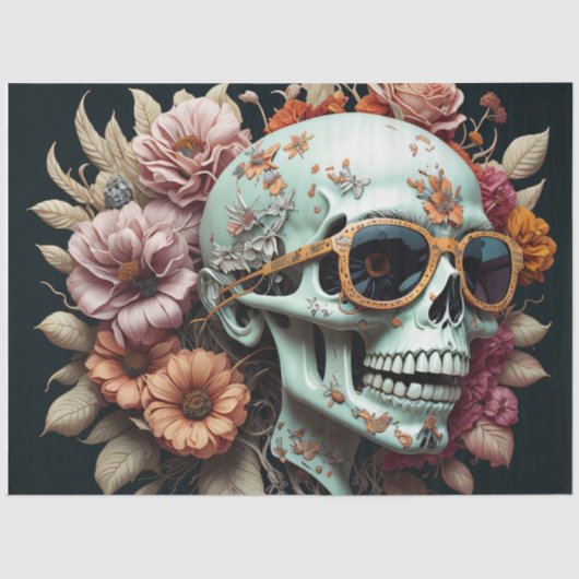 Zwarte zijde Staafpapier Mousseline Tissuepapier (Voorkant)