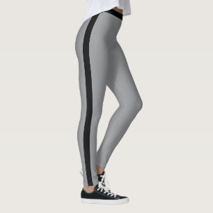 Zwarte Zijstreep Grijze Leggings Kies Je Kleuren
