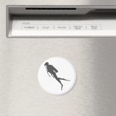 Zwarte zilverduikers magneet (Insitu (Vaatwasser))