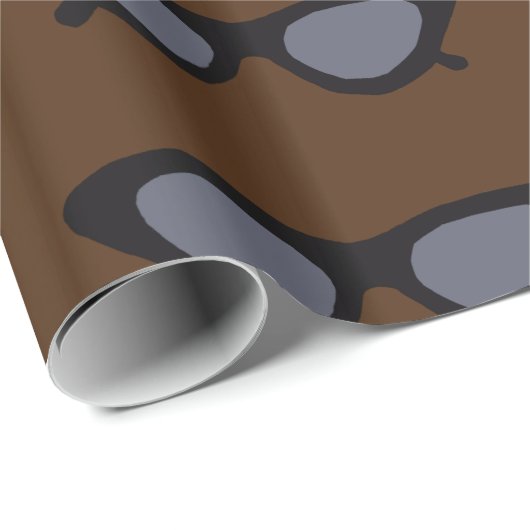 Zwarte zonnebril cadeaupapier (Rol Hoek)