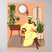 Zwarte Zuidelijke Belle Poster (Voorkant)