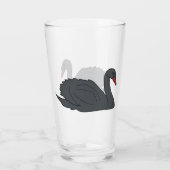 Zwarte Zwaan Glas (Achterkant)