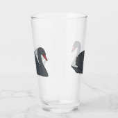 Zwarte Zwaan Glas (Rechts)