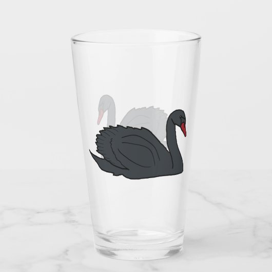 Zwarte Zwaan Glas (Voorkant)