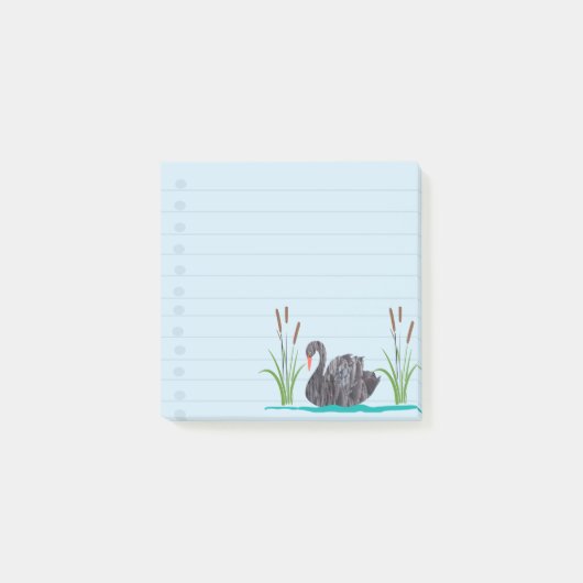 Zwarte zwaan post-it® notes (Voorkant)
