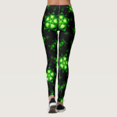zwarte zwarte sterren leggings (Achterkant)