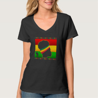 Zwarte zwarte zwarte zwarte koningin t-shirt