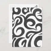 Zwarte Zwemelen (1) Briefkaart (Voorkant / Achterkant)