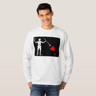 Zwartebaard Piraat Vlag Edward Teach Vlag T-shirt