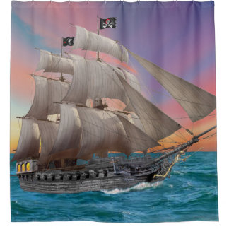 ZWARTEBAARDS PIRATENSCHIP DOUCHEGORDIJN