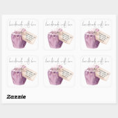 Zwartebesjam van eigen makelij etiket naam (Vel)